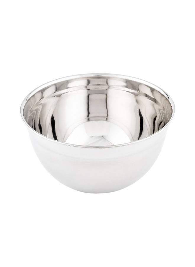 Restaurantware Met Lux 3 Quart Metal Mixing Bowls, 1 German Deep Flour Bowl - Corrosion-Resistant, Dishwasher-Safe, Stainless Steel Metal Prep Bowl, Durable, For Baking And Cooking - Image 1