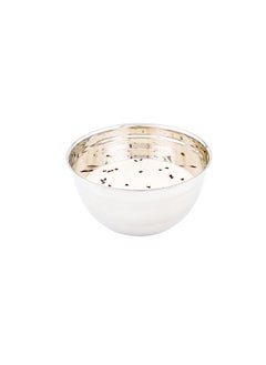 Restaurantware Restaurantware-Met Lux 3 Quart Metal Mixing Bowls, 1 German Deep Flour Bowl - Corrosion-Resistant, Dishwasher-Safe, Stainless Steel Metal Prep Bowl, Durable, For Baking And Cooking  - Image 2