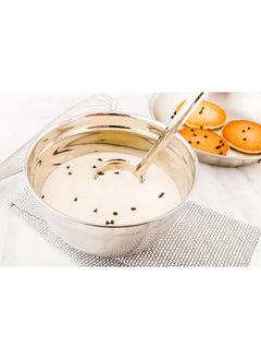 Restaurantware Restaurantware-Met Lux 3 Quart Metal Mixing Bowls, 1 German Deep Flour Bowl - Corrosion-Resistant, Dishwasher-Safe, Stainless Steel Metal Prep Bowl, Durable, For Baking And Cooking  - Image 3