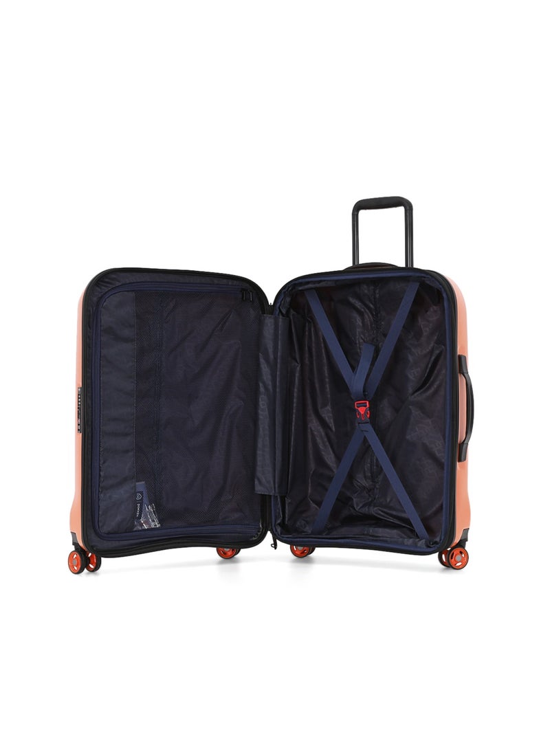 Verage  حقيبة أمتعة بعجلات ذات هيكل صلب، مجموعة من 3 قطع مع عجلة دوارة مزدوجة، برتقالي (S-20 بوصة، M-24 بوصة، L-28 بوصة) - Image 3