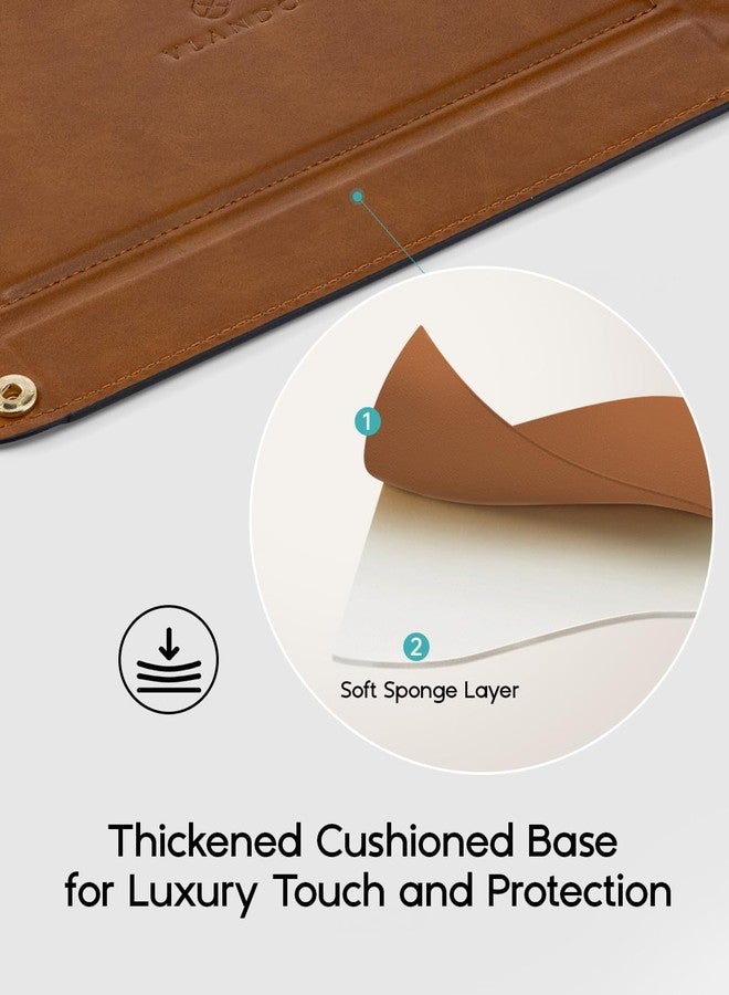 VLANDO PU Leather Valet Tray, 8.5 x 5 x 1.5 Inch Catchall Organizer for Men, Desk Nightstand Dresser Holder for Keys Phone Wallet Watch Coins, Entryway Gift - Image 5