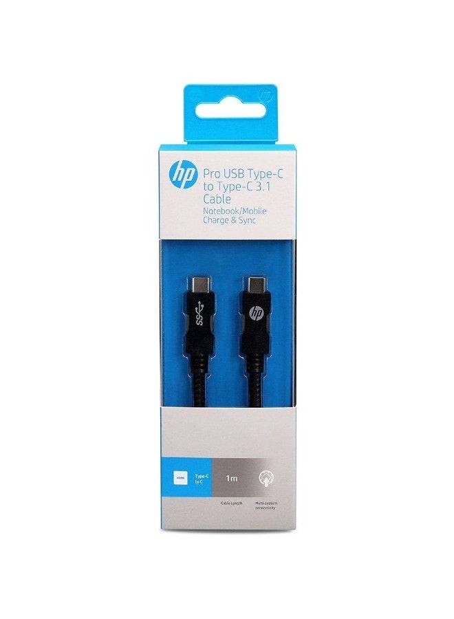 Pro USB Type-C to Type-C 3.1 Cable black