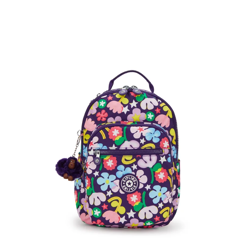 Kipling  Seoul S Fairy Flower Small Backpack (with Tablet Compartment) I5357-9MO