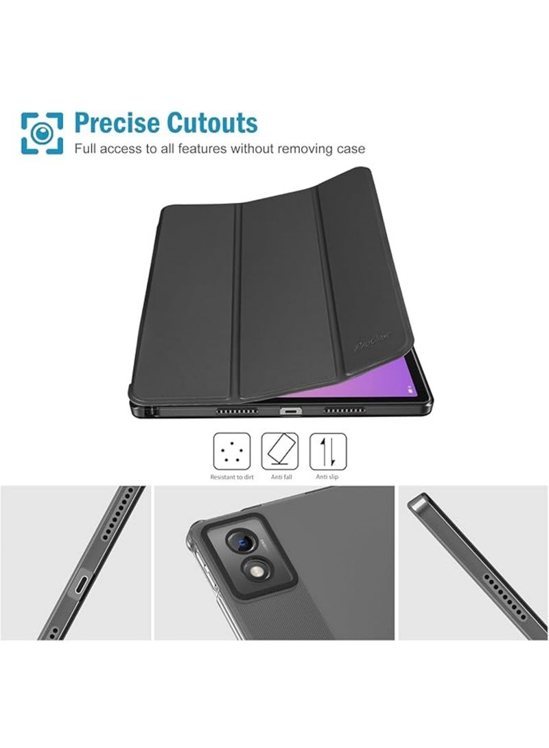 اووكاي غطاء كيبورد عربي وانجليزي لهواوي ميت باد 10.4، جراب بلوتوث لاسلكي، غطاء واقي من جلد الغنم الناعم، حافظة كيبورد قابلة للازالة (هواوي ميت باد 10.4، اسود) - Image 5