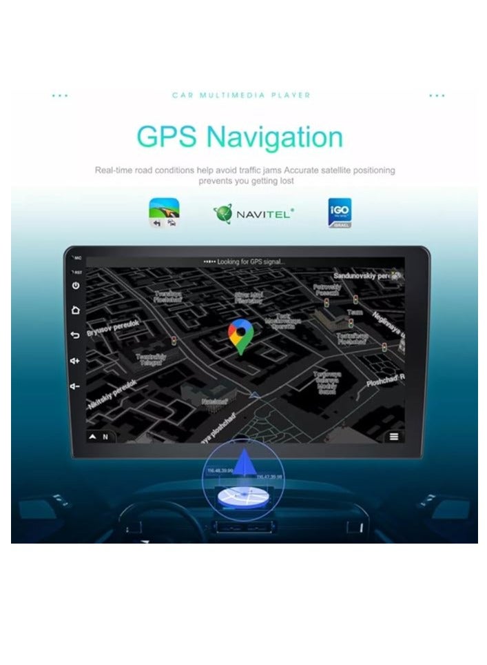 Android Car Stereo for Toyota Yaris 2005 2006 2007 2008 2009 2010 2011 2GB RAM 32GB ROM 9 Inch Support Apple Carplay, MirrorLink WiFi BT, IPS Touch Screen with AHD Camera Included - Image 3