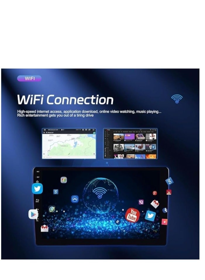 Android Car Stereo for Toyota Yaris 2005 2006 2007 2008 2009 2010 2011 2GB RAM 32GB ROM 9 Inch Support Apple Carplay, MirrorLink WiFi BT, IPS Touch Screen with AHD Camera Included - Image 5