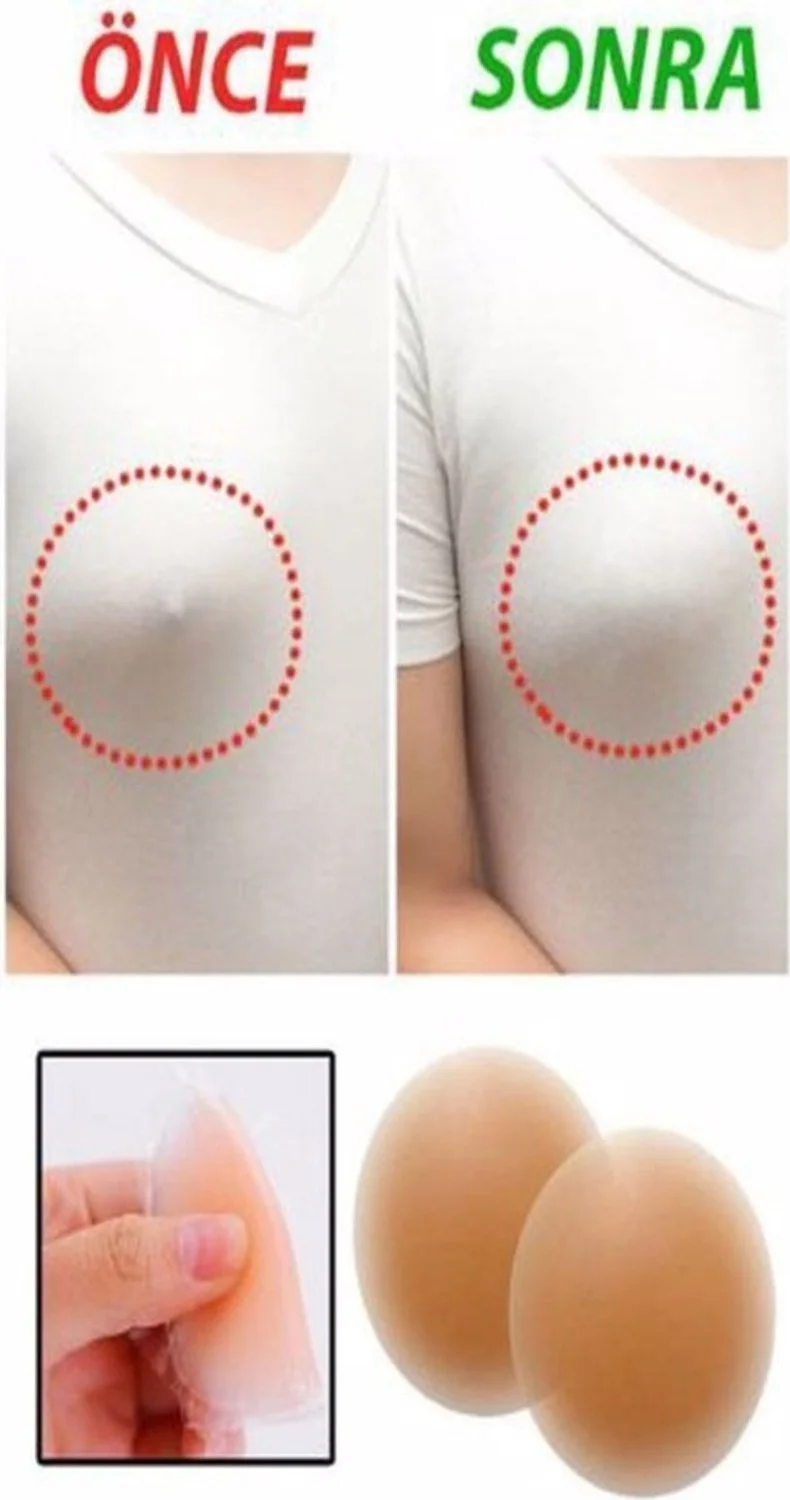 BarkoFix Nipple Silicone Pad Nipple Concealer Pad Nipple Concealer Ghost Bra