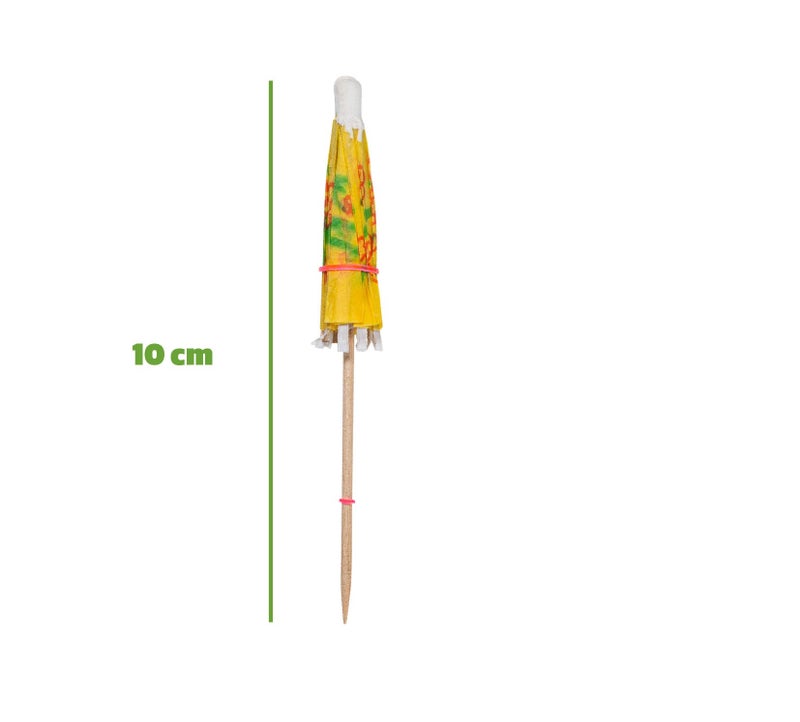 GUSTO [240 Count] Cocktail Umbrellas for Drinks, Umbrella Drink Picks - Assorted Tropical Colors Party Toothpicks for Cocktails, Appetizers - (Formerly Comfy Package) - Image 2