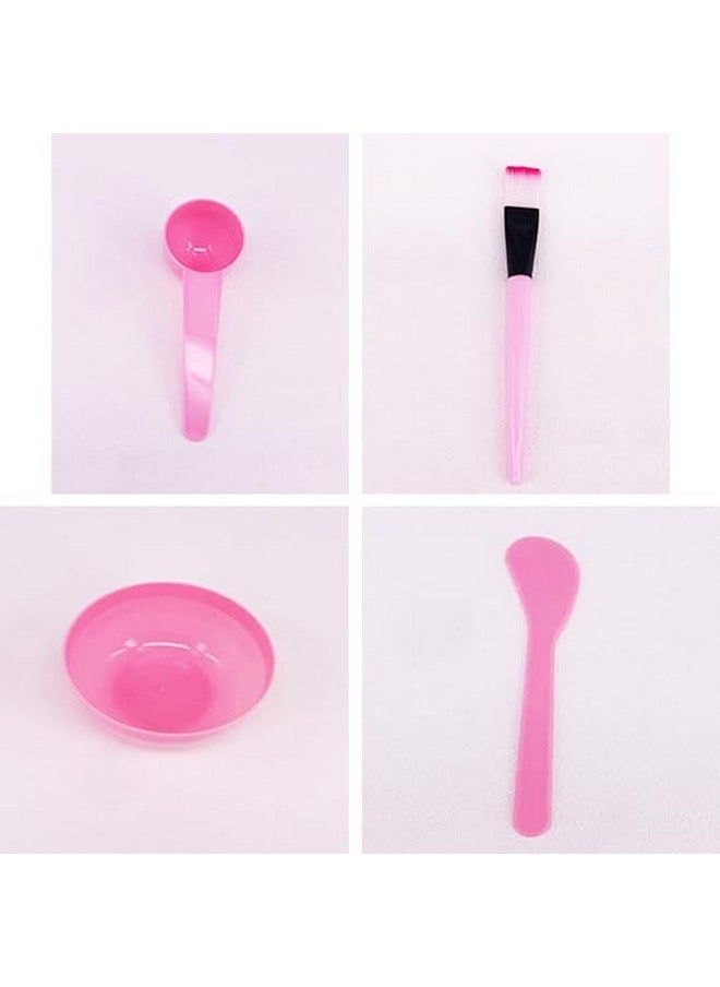 lasenersm 5 Sets Facial Mask Mixing Bowl with Spatula & Measuring Spoon & Brush Facemask Bowl Mud Mask Mixing Bowl DIY Skin Care Mixing Tool Kit for Lady Women Home Beauty Salon Use, Pink  - Image 5