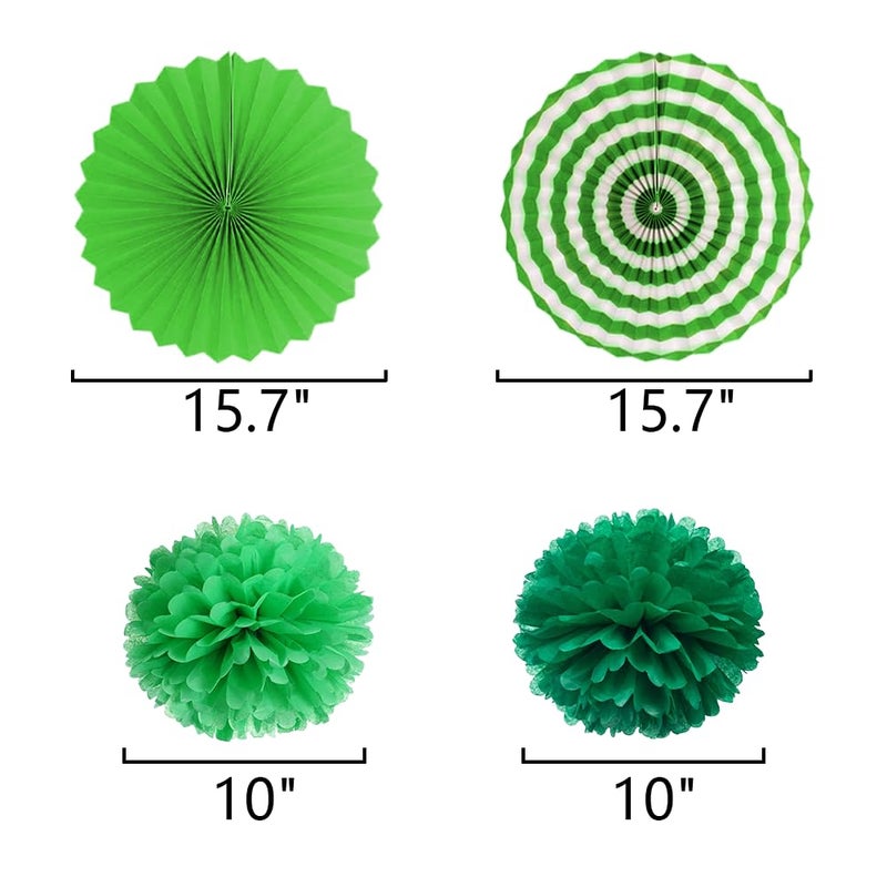 DAZONGE 40ct St. Patrick's Day Decorations Kit, Hanging Swirls, Banner, Shamrock Garlands for St. Patrick's Day Decor, Saint Patrick's Day Party Favor - Image 5