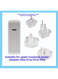 30W 61W 87W 96W For Apple Laptop Power Adapter Macbook Computer Charger Usbc-Color:87W Complete Wiring-Specifications:Australian Standard Plug
