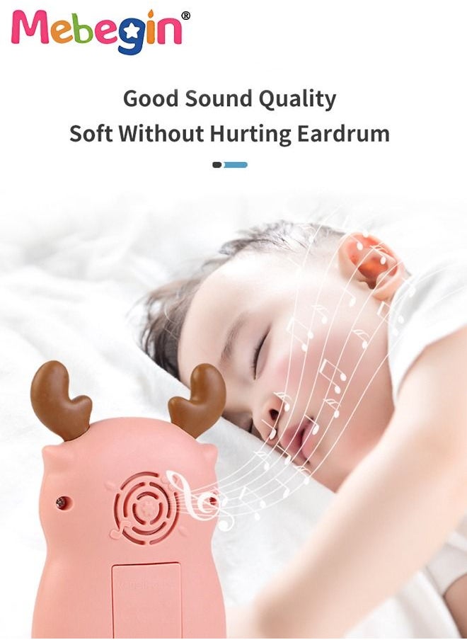 Baby Deer-shaped Mobile Phone Toy with Teether Case, Light, Music and Adjustable Volume, Multifunctional Baby Phone Toy with 12 Learning Modes, Teething Toy for Babies, Perfect for Bbabies Who Enjoy Playing with Real Phones, 7*2.5*13.5cm