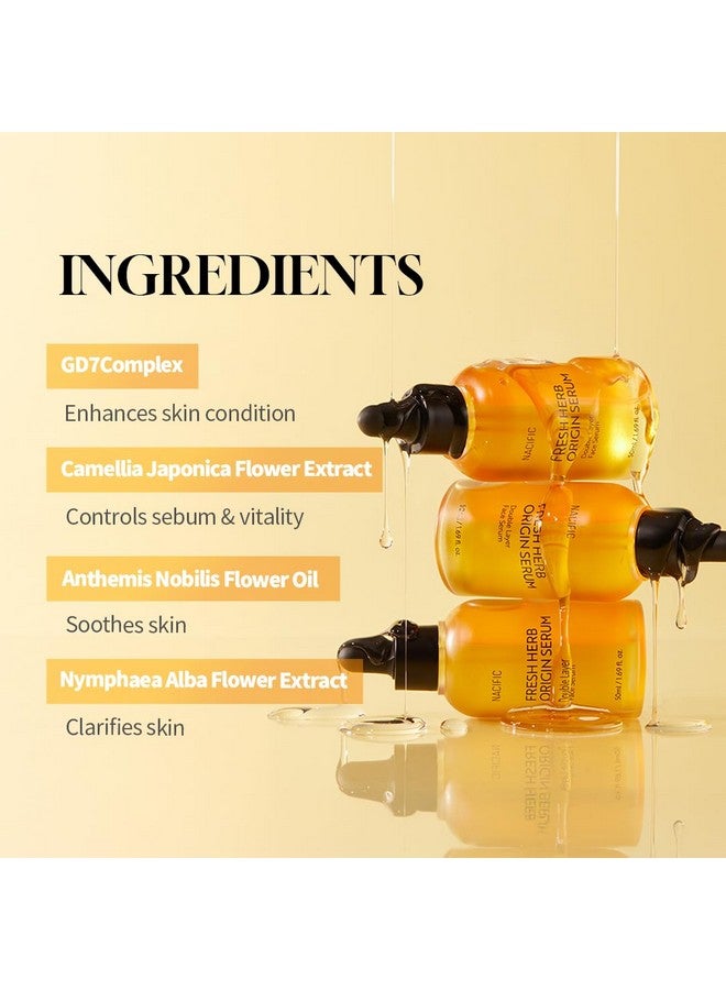 NACIFIC Fresh Herb Origin Facial Serum 1.69fl.oz 50ml Essence with Vitamin B, Vitamin C and botanical oil Essence Radiance Skin's moisture barrier Korean skincare for All skin types Christmas gift - Image 4