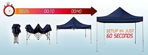 NILAND Waterproof Canopy Tent Top Cover 10x10 ft - Durable Polyester Replacement Canopy Fabric for Outdoor Events (Only Top Fabric) (Blue) - Image 3