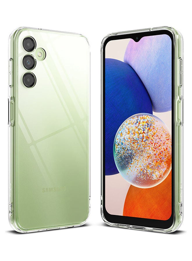 Ringke Fusion Compatible With Samsung Galaxy A14 4G / 5G Case Translucent Anti-Scratch Hard PC Back Shockproof TPU Bumper Protective Phone Cover Clear - Image 1