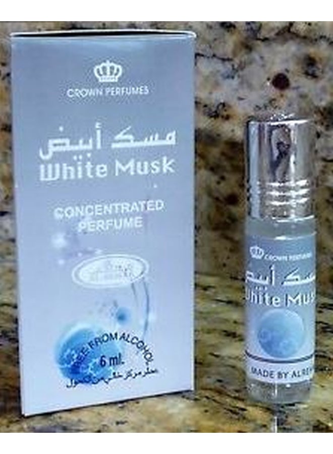 Al Rehab White Musk Concentrated Perfume Oil Without Alcohol 6ml - Image 2