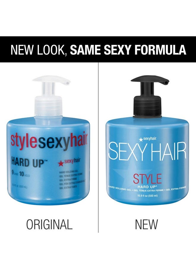 Sexy Hair SexyHair Style Hard Up Hard Holding Gel, 16.9 Oz | Extreme Hold | Non-Flaking Formula | All Hair Types  - Image 5