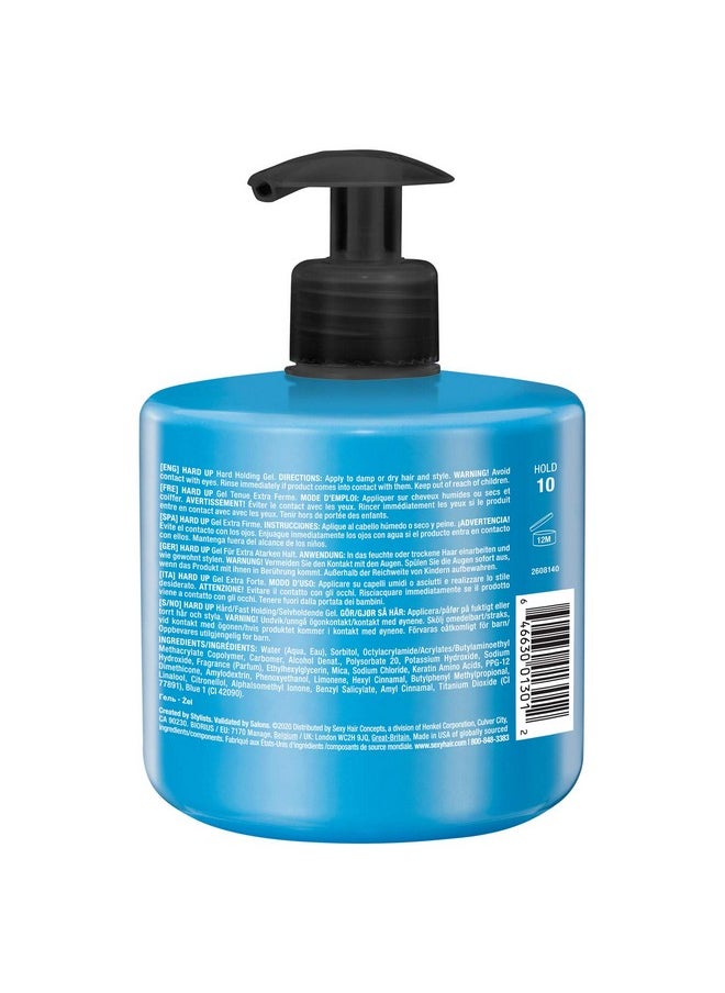 Sexy Hair SexyHair Style Hard Up Hard Holding Gel, 16.9 Oz | Extreme Hold | Non-Flaking Formula | All Hair Types  - Image 2