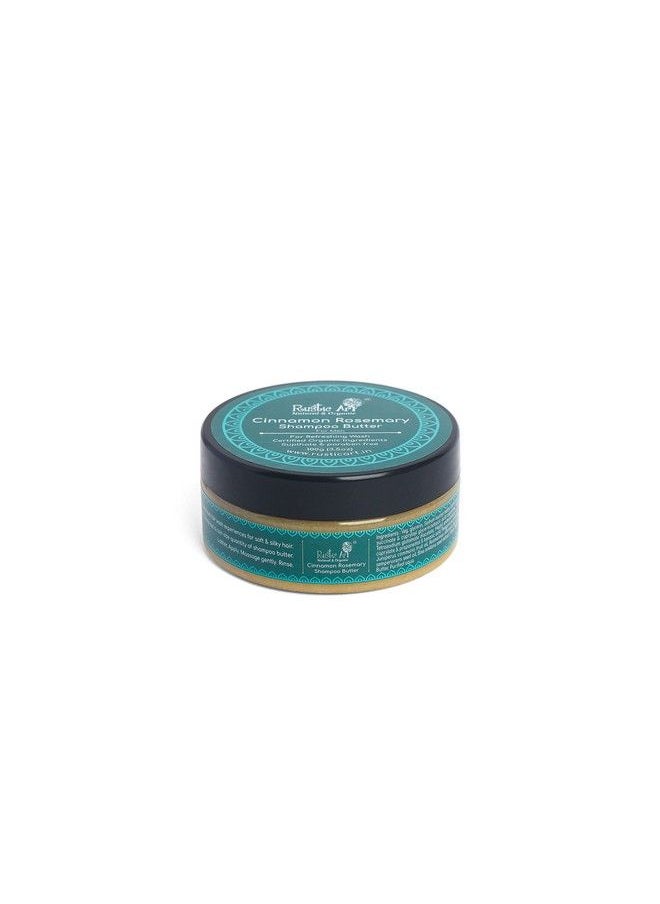 Rustic Art - Organic Cinnamon Rosemary Shampoo Butter ; Oily & Itchy Scalp Control ; 100G - Image 1