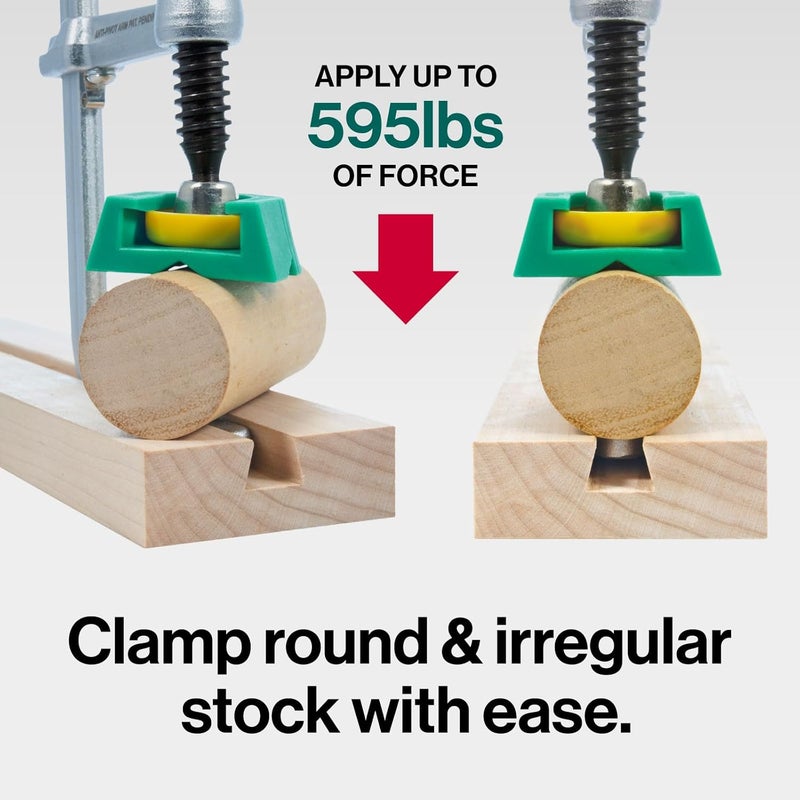 MICROJIG Matchfit DVC-850AP 2-In-1 Track and In-Line Dovetail Clamp, Green - Image 5