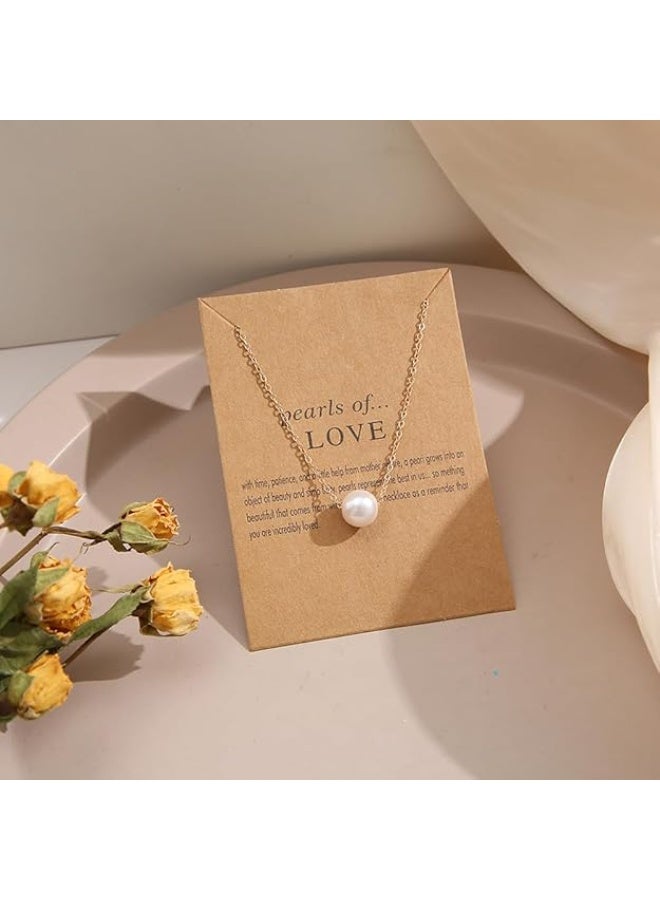 شاينينج_ديفا_فاشن مجموعة مجوهرات من 5 قطع من قلادة اللؤلؤ على شكل فراشة إنفينيتي الأنيقة من شاينينغ ديفا فاشون للنساء، قلادة بدلاية، هدايا للبنات - Image 5