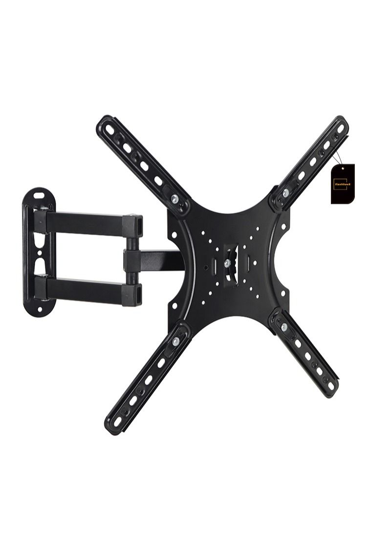 FlashHawk TV Wall Mount Monitor Wall Bracket with Swivel and Articulating Tilt Arm Fits 14-47 Inch LCD LED OLED Screens - Image 1