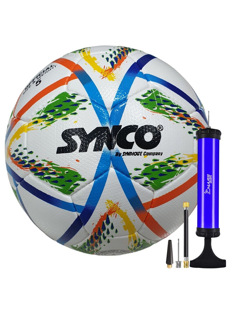 synco Football With Air Pump & Accessories. - Image 1
