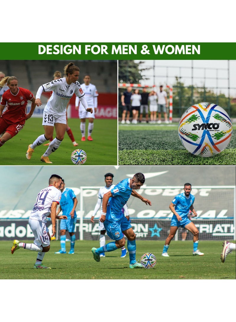 synco Football With Air Pump & Accessories. - Image 5