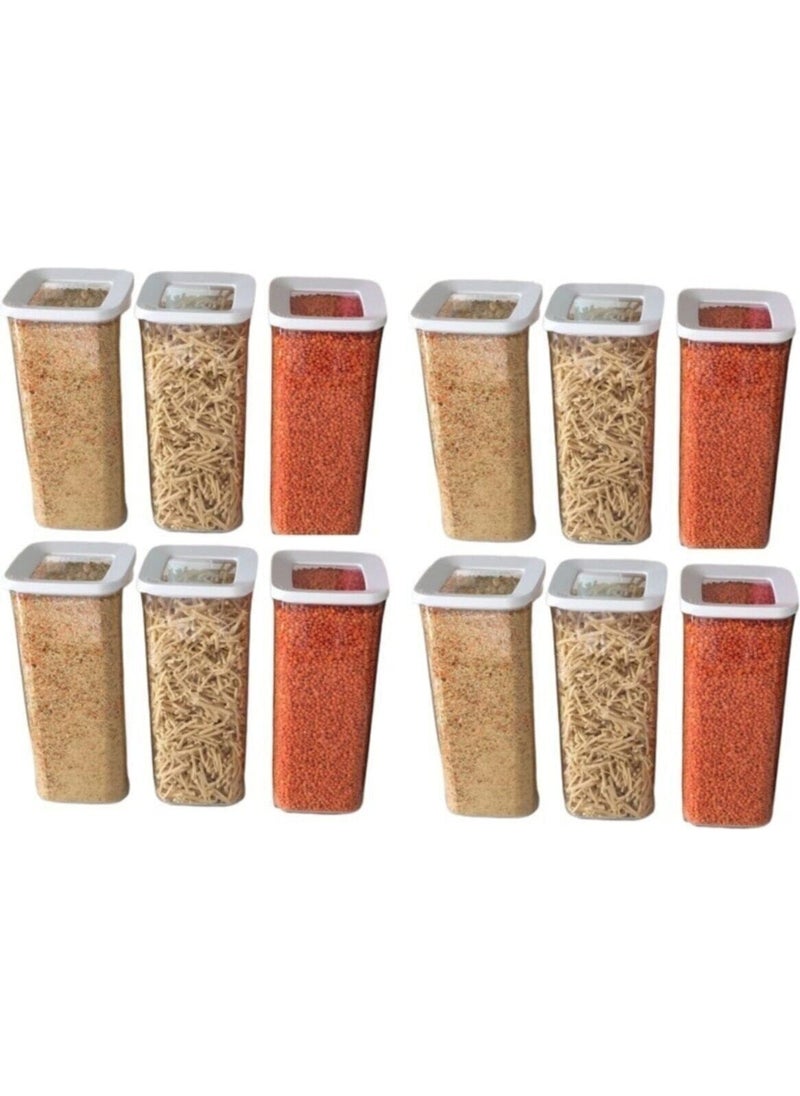 1700ml Storage Jars 12 Pieces - pzsku/Z7A921019DF267B2BBB85Z/45/_/1735164357/f917b2de-26d5-4c8e-bd71-c9f926fa6d70