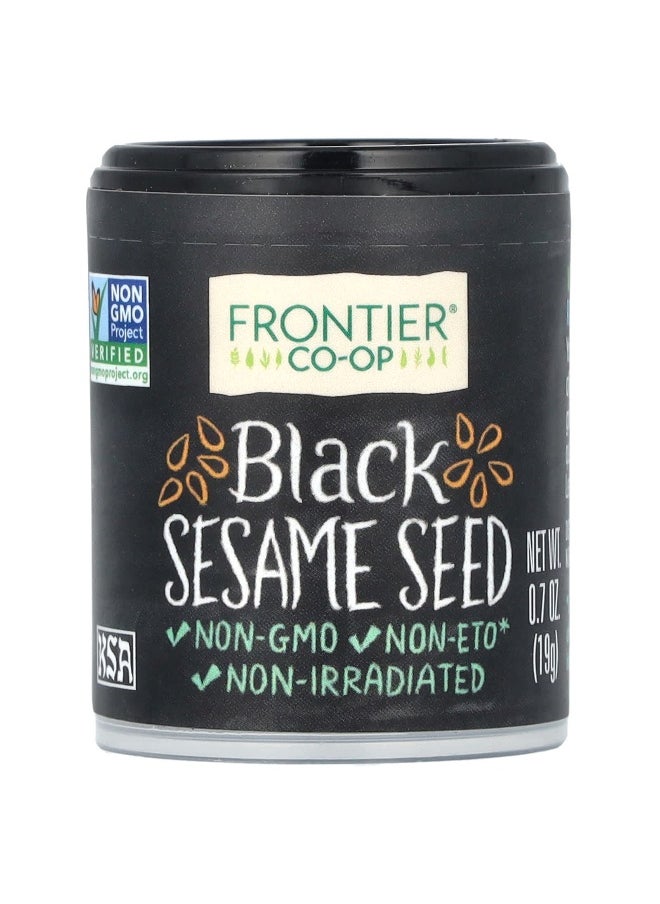 Frontier Co-op Frontier Co-op, Black Sesame Seed, 0.7 oz (19 g)  - Image 1