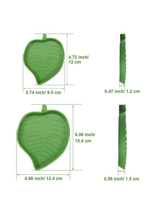 طبق طعام وماء على شكل أوراق للزواحف من بواو مكون من قطعتين للسلحفاة والثعبان والزواحف والحيوانات الأليفة التي تشرب وتأكل، بمقاسين - pzsku/Z7A9223EA3CBA6B295AACZ/45/_/1737031705/2e34895c-9c2a-43c0-b2ea-d0cc51ef7efe