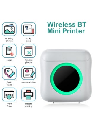 Mini Portable Bluetooth Thermal Printer, Wireless Sticker and Photo Printer for Learning and Office Use - view 3
