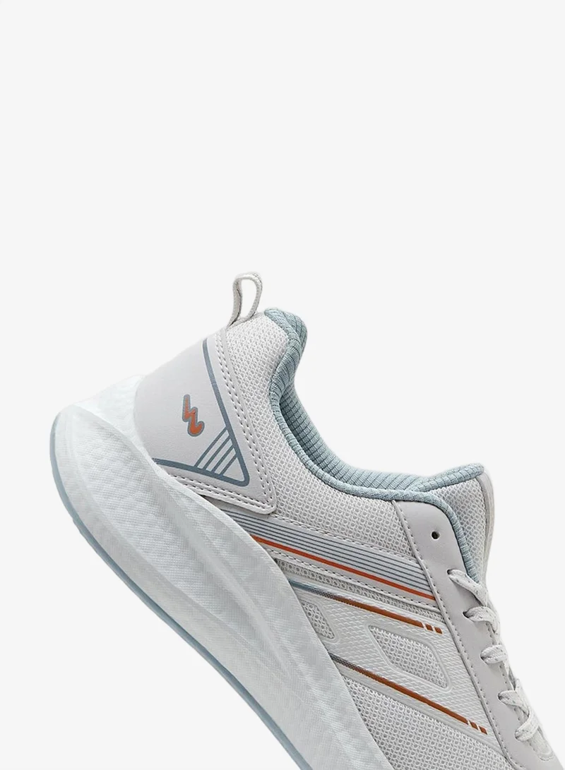 CAMPUS Wht/Sky Blu Men’s White Sports Sneakers – Sleek Everyday Design Shoes with Durable Outsole for Men | Best Price UAE