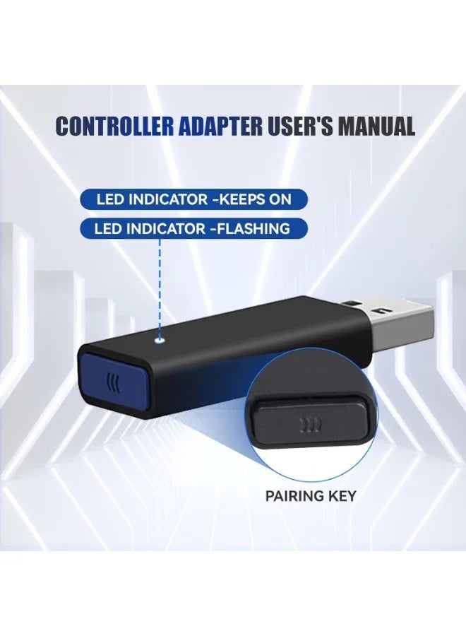 محول USB لاسلكي لوحدة تحكم Xbox One، مستقبل متوافق مع أجهزة الكمبيوتر بنظام Windows 7/8.1/10/11 لاتصال ألعاب مستقر - Image 3