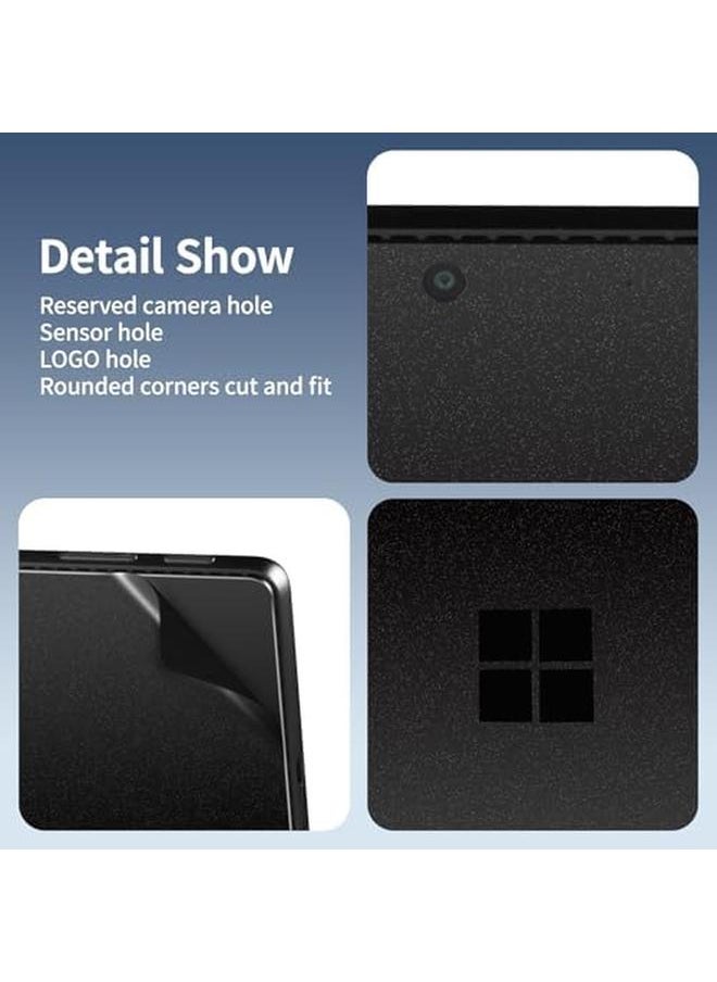 erorex - Tablet Skin Sticker For 2024 Microsoft New Surface Pro 11Th Edition Pro 9 Back Decals Protector Film Anti Scratch Vinyl Protective Laptop Cover Abrasion Resistant Frosted Black - Image 1