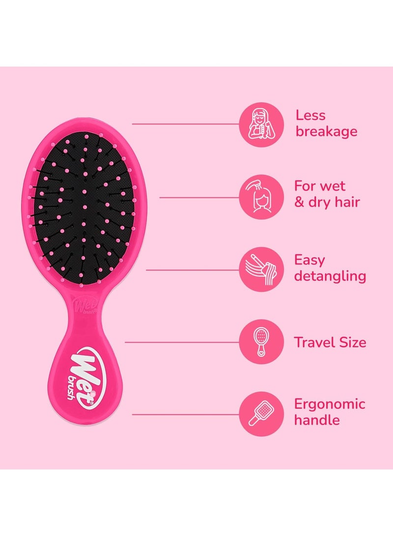 Wet Brush WETBRUSH MINI DETANGLER PINK - Image 3