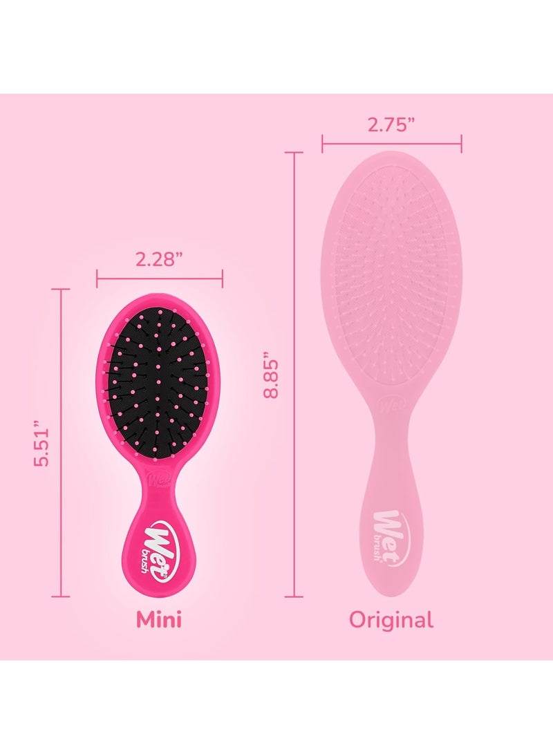Wet Brush WETBRUSH MINI DETANGLER PINK - Image 4