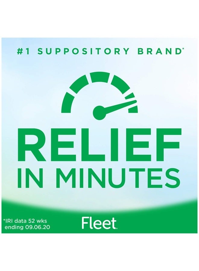 Fleet Laxative Glycerin Suppositories for Adult Constipation, 100 Count (Pack of 4) - Image 3
