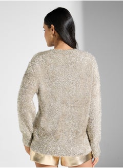 Never fully Dressed Fur Knitted Cardigan  - Image 2