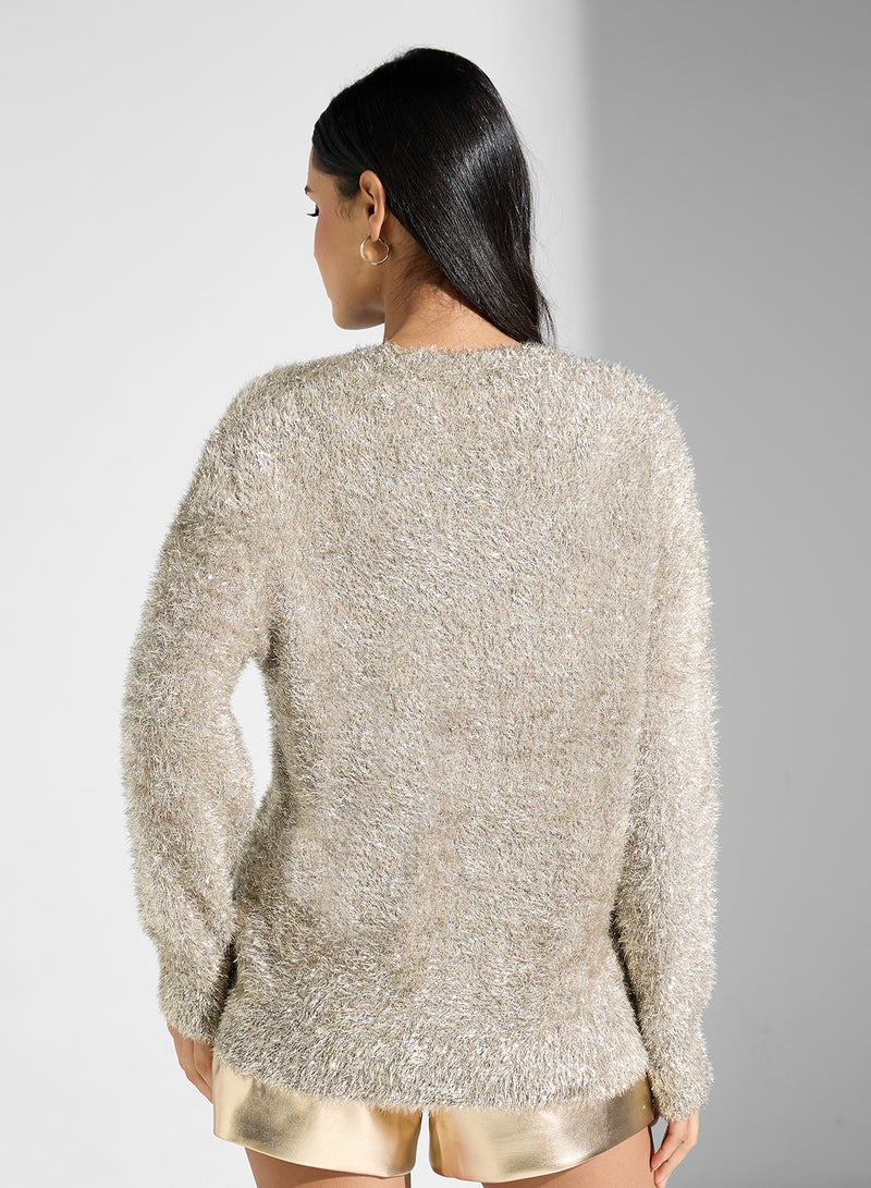 Never fully Dressed Fur Knitted Cardigan  - Image 2