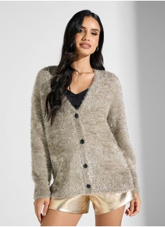 Never fully Dressed Fur Knitted Cardigan  - Image 1