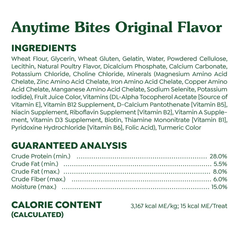 Greenies Anytime Bites Dog Treats, Original Flavor, 24 oz. Bag - Image 5