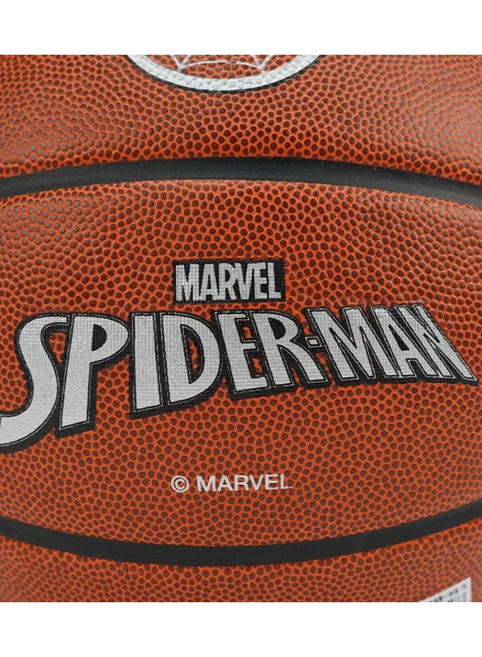جوريكس كرة السلة، كرة سلة عالية الجودة لجميع الملاعب، كرة سلة مارفل شكل سبايدر مان, مقاس 25 × 25 × 25 سم للعب في الأماكن المغلقة أو الهواء الطلق للمسابقات اللعب الترفيهي للأولاد والبنات والبالغين والأطفال