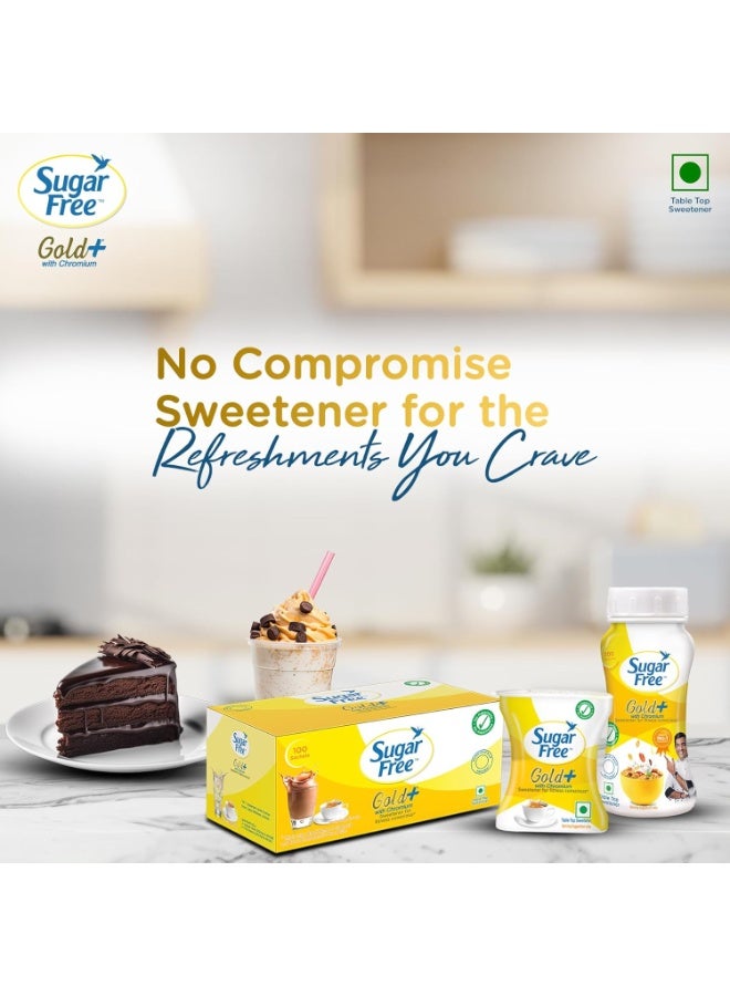 Sugar Free Gold 500 Pellets Artificial Sweetener Tablets Low Calorie Sugar Substitute Aspartame Based Tabletop Sweetener for Tea Coffee Diabetic Friendly Vegan - Image 3