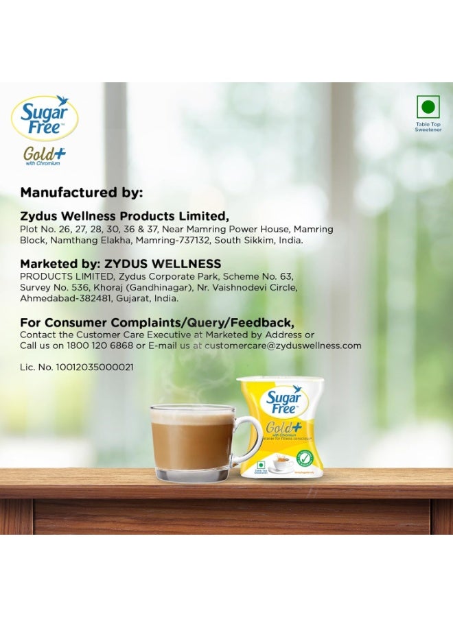 Sugar Free Gold 500 Pellets Artificial Sweetener Tablets Low Calorie Sugar Substitute Aspartame Based Tabletop Sweetener for Tea Coffee Diabetic Friendly Vegan - Image 4