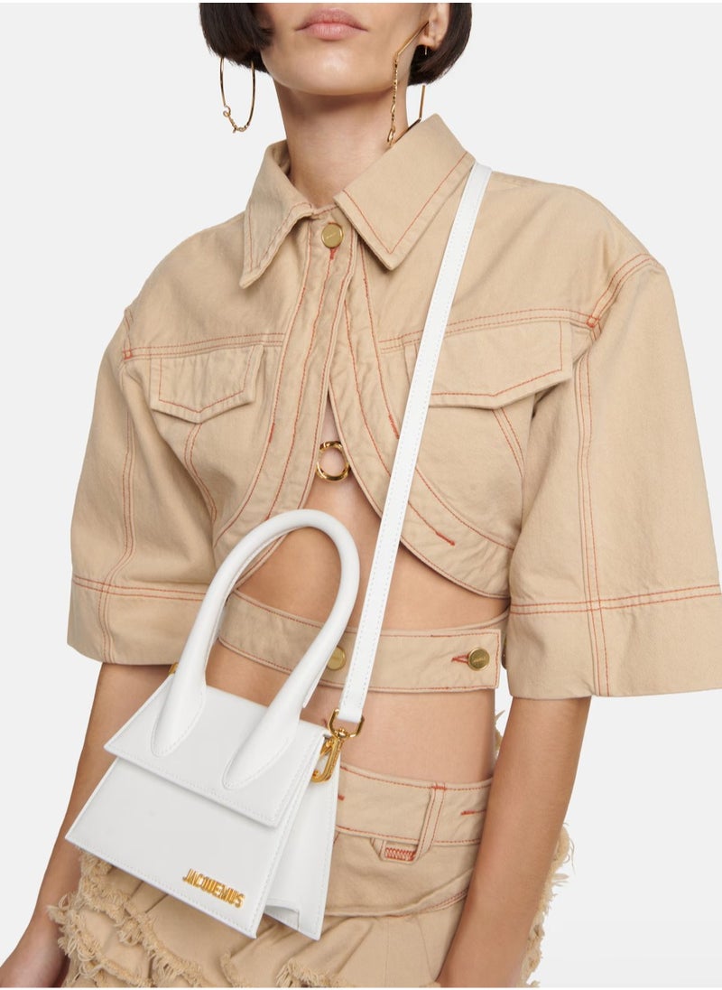 Jacquemus  جاكيموس حقيبة لو شيكيتو مويين الجلدية اللامعة  - Image 4