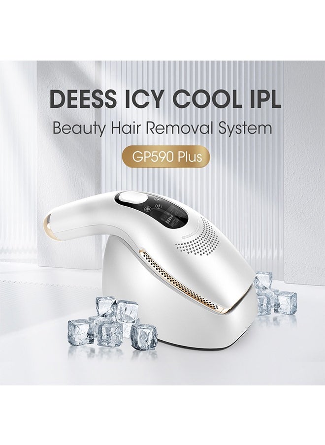 كينسي بيوتي جهاز إزالة الشعر GP590 Plus Ice Cold IPL مع عدسة واحدة لإزالة الشعر  - Image 2