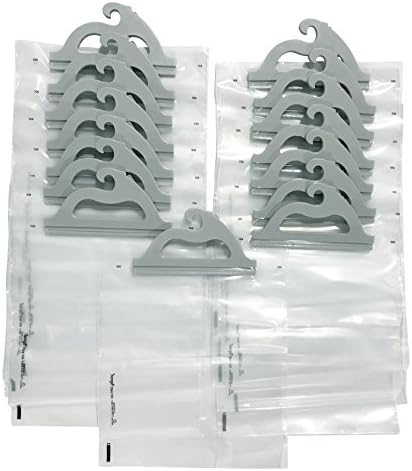 MONACO Monaco Hanging Storage Bags 15Pack of 10 x 125inch Clear Plastic Bags for Classroom Library and Pharmacy Use  - Image 1