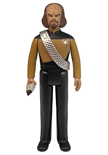 Super7 Star Trek: The Next Generation Lieutenant Worf - 3.75" Star Trek Action Figure with Accessory Classic TV Show Collectibles and Retro Toys - Image 1