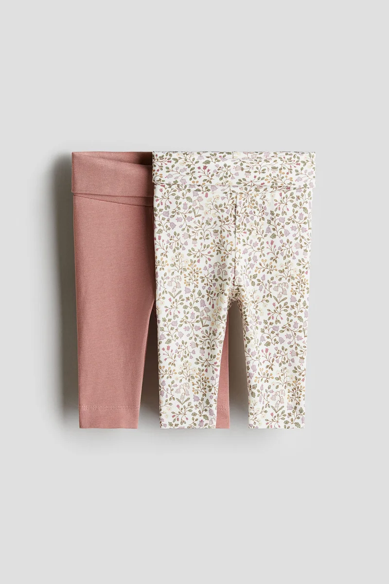 H&M 2-pack cotton jersey leggings